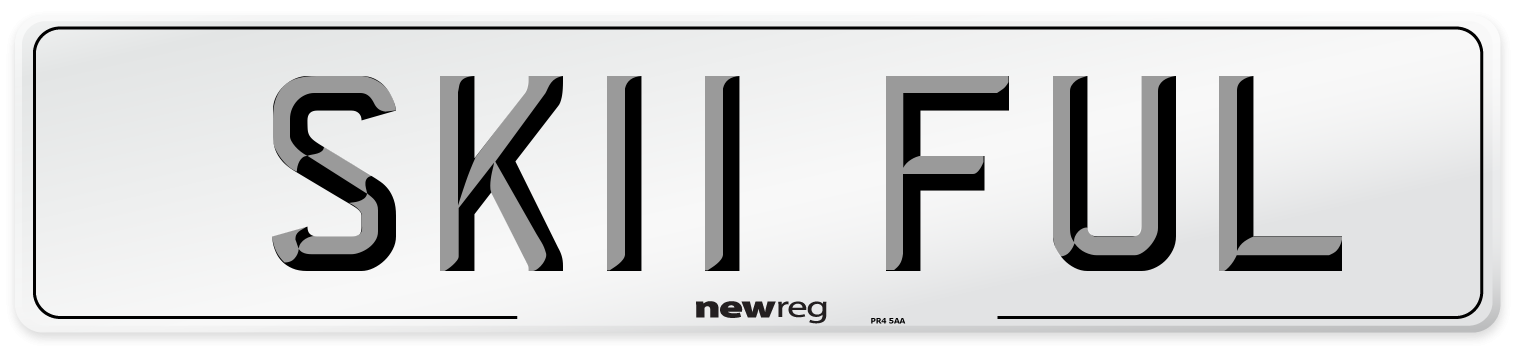 SK11 FUL Number Plate from New Reg